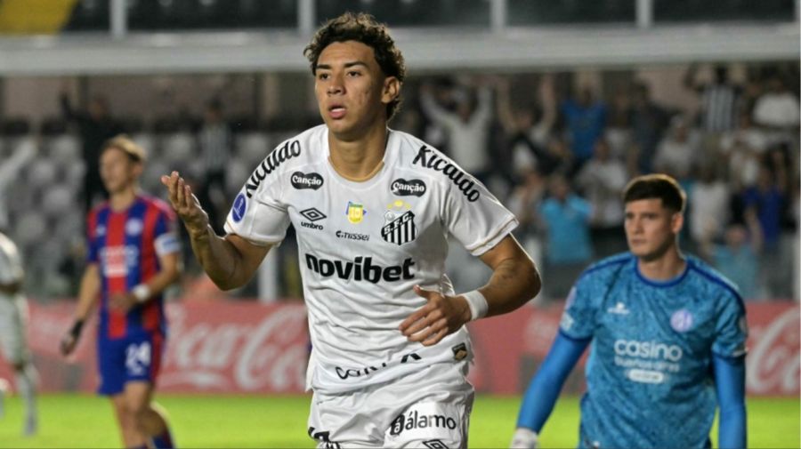Gol de Santos a San Lorenzo