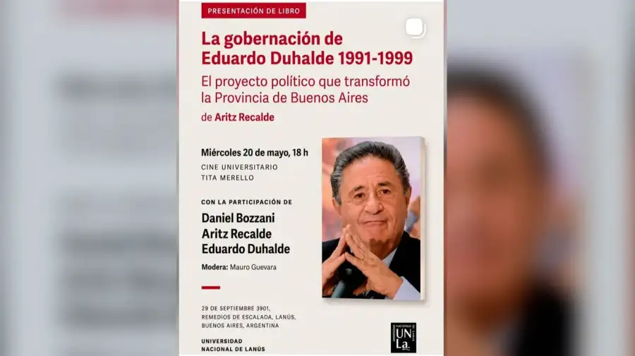 Libro: La gobernación de Eduardo Duhalde