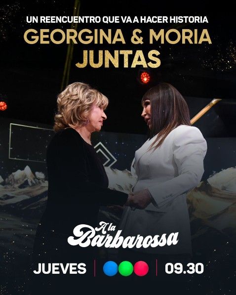 Georgina Barbarossa y Moria Casán