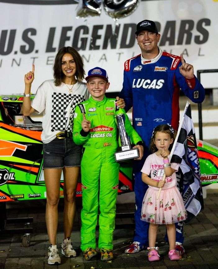 Kyle Busch y su familia