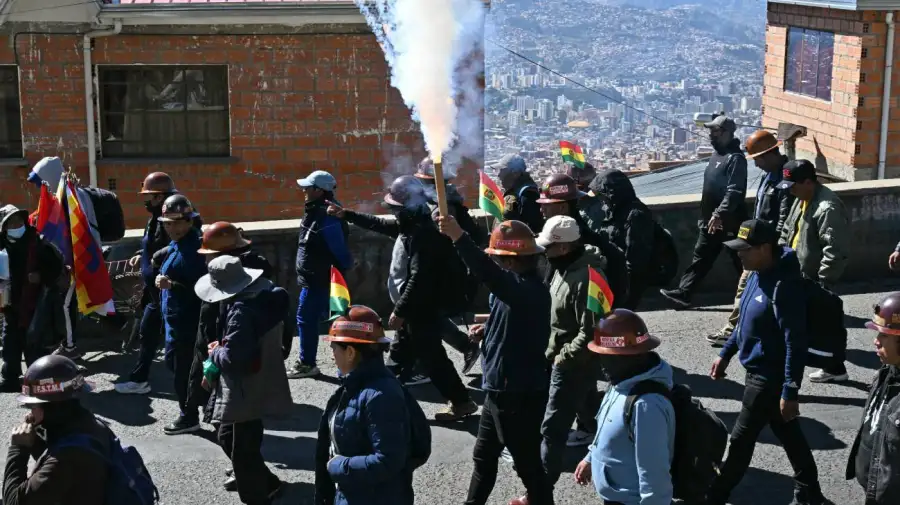 Manifestaciones en Bolivia 21052026