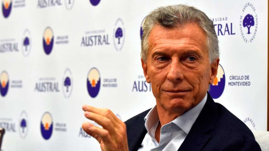 Mauricio Macri en el foro de expresidentes en la Universidad Austral