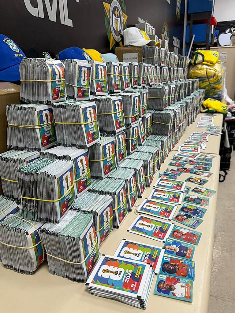 Figuritas truchas en Brasil