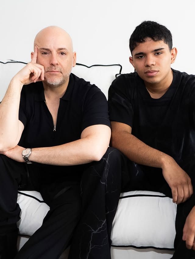 José María Muscari y su hijo Lucio