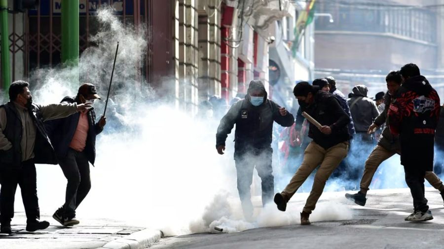 Protestas en Bolivia