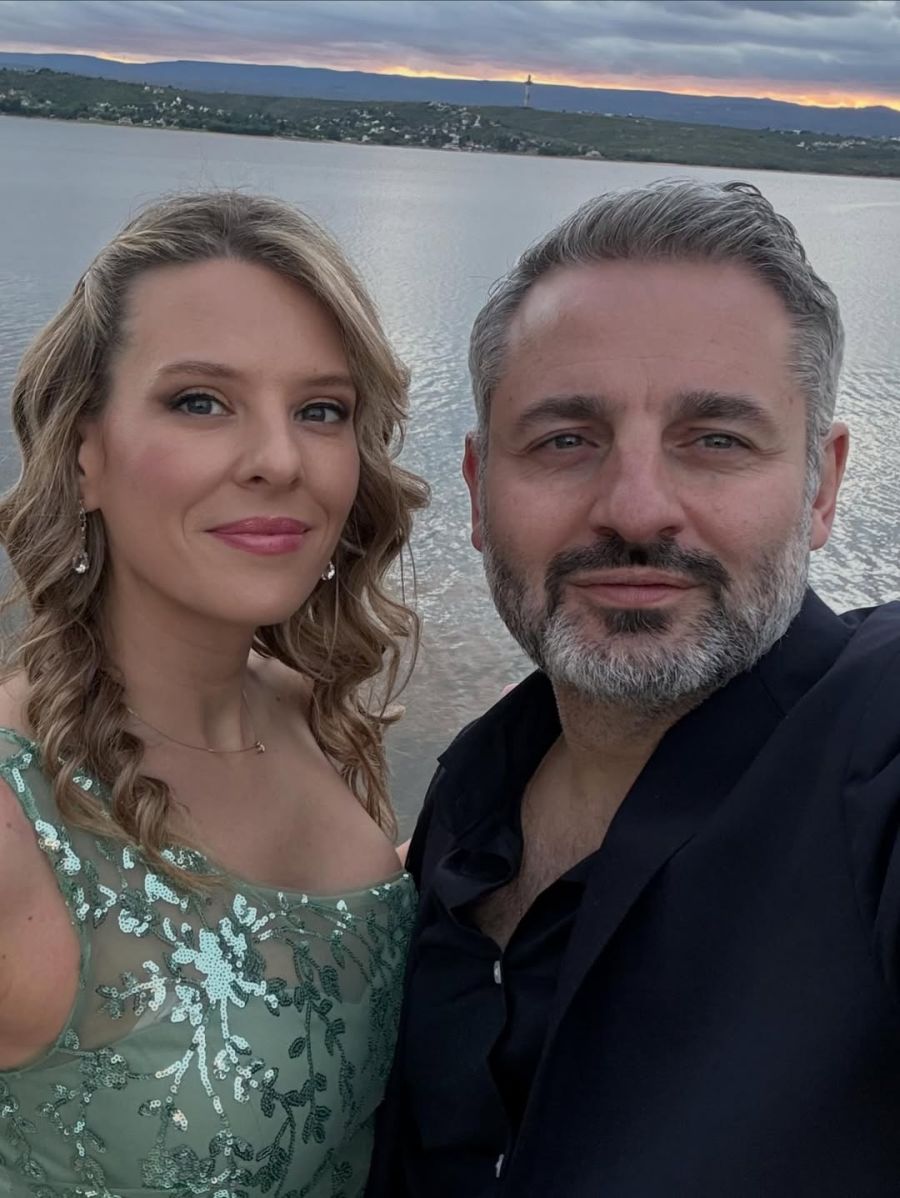 Mariana Segulín y su marido