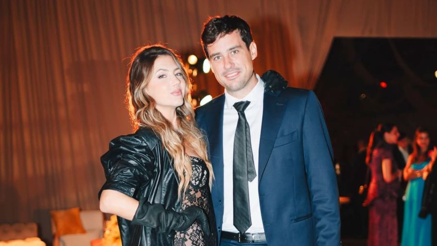 Stephanie Demner y Guido Pella