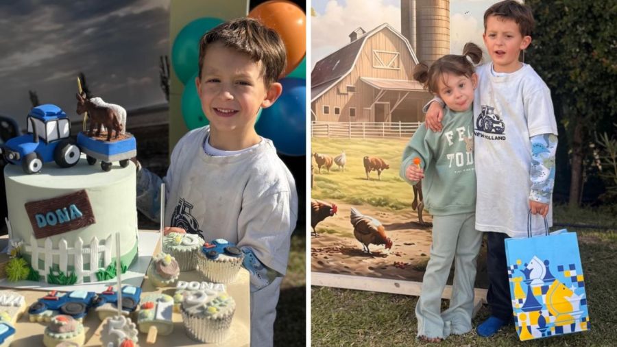 Cumpleaños de Donatello, hijo de Noelia Marzol