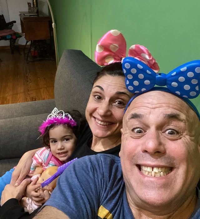 Bicho Gómez y su hija