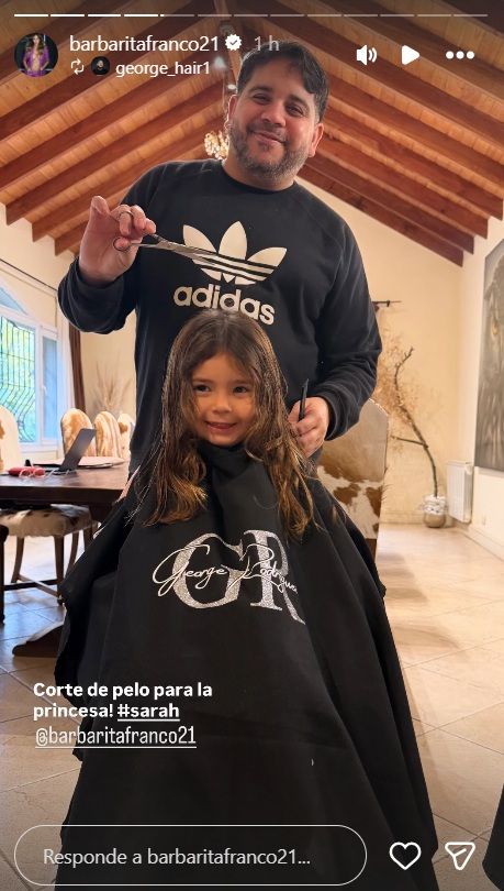 Cambio de look de Sarah Burlando