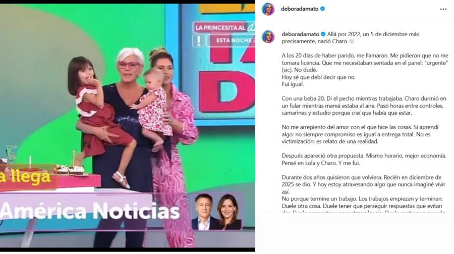 El explosivo descargo de Débora D’Amato