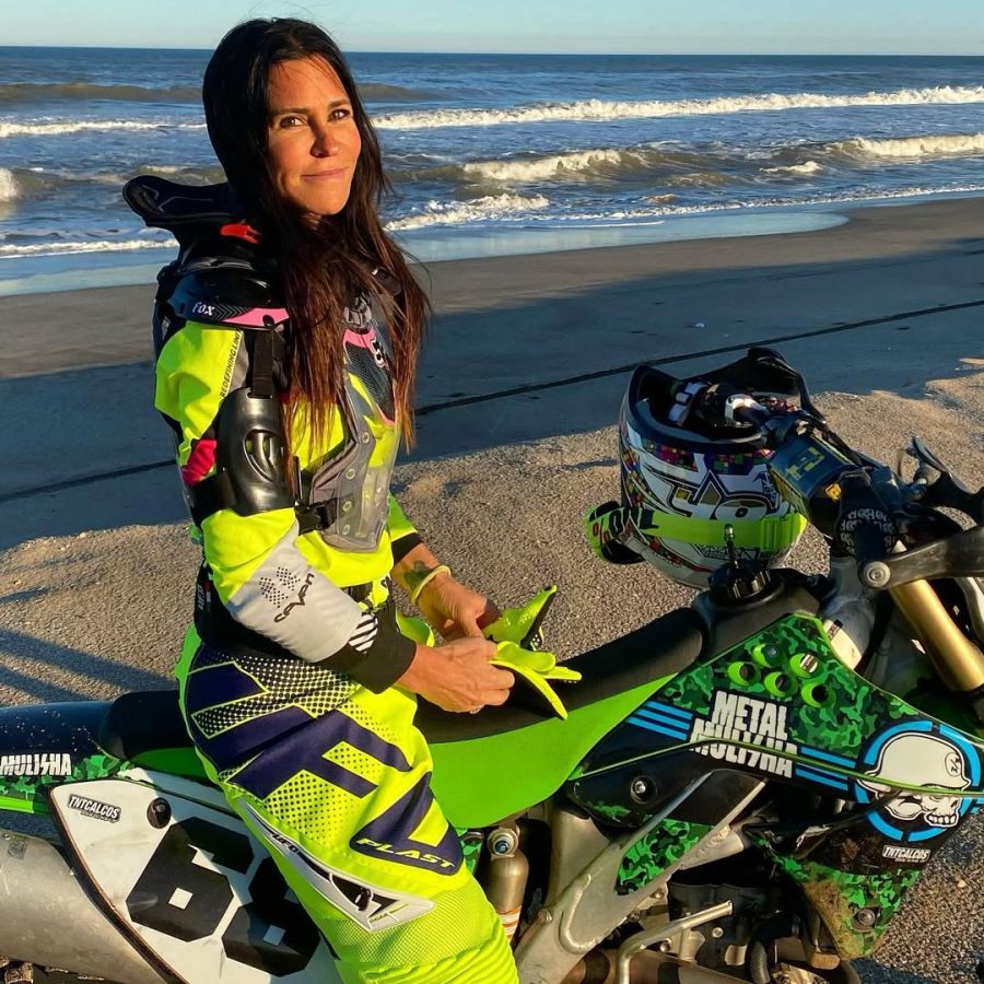 La gran travesía de Carolina Baldini de más de 1400 kilómetros en moto: libertad en 