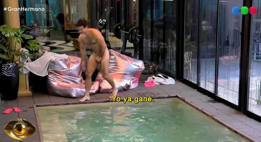 Pincoya y JC desnudos en la pileta de Gran Hermano