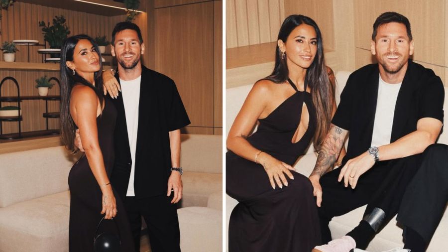 Antonela Roccuzzo y Lionel Messi