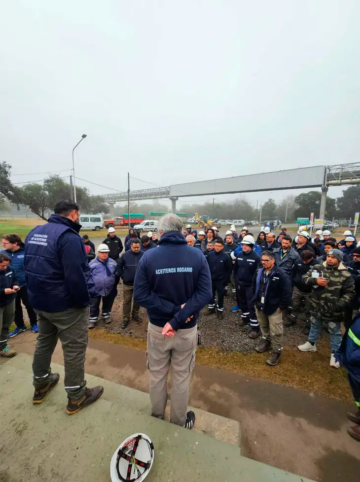 Asamblea de aceiteros en Cargill 27052026