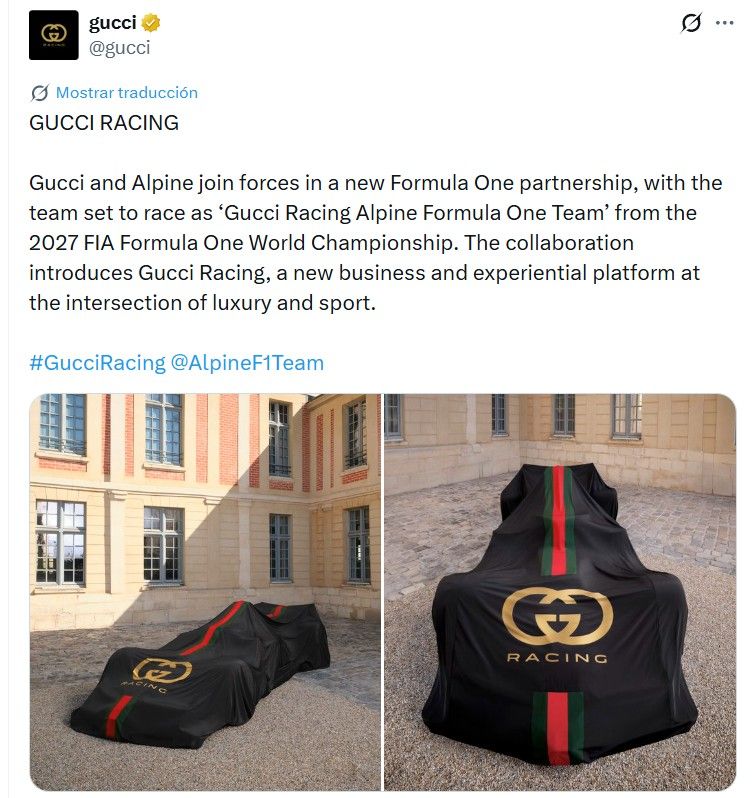 Gucci Racing Alpine Formula One Team