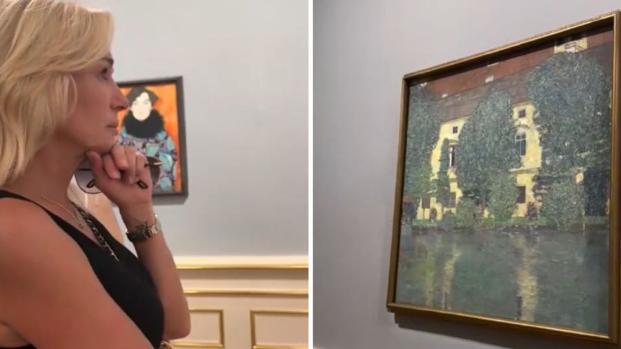La reacción de Yanina Latorre al ver un cuadro impresionista