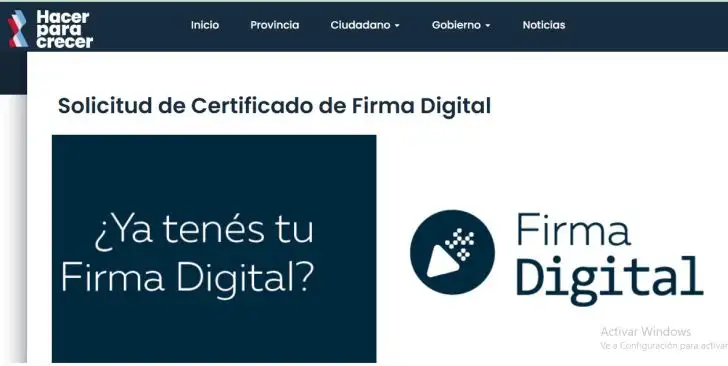 Solicitud de Firma Digital Córdoba