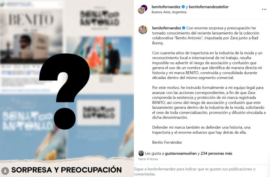 Denuncia de Benito Fernández