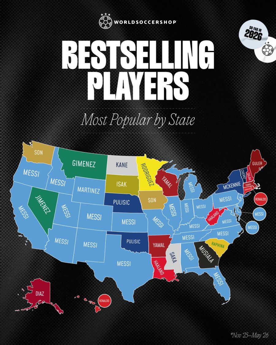 Informe camisetas vendidas por estado en Estados Unidos
