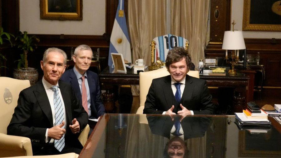 Maurice Ostro y Javier Milei