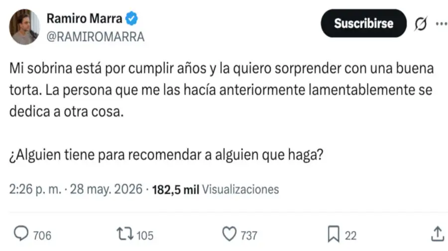 Ramiro Marra X 28052026
