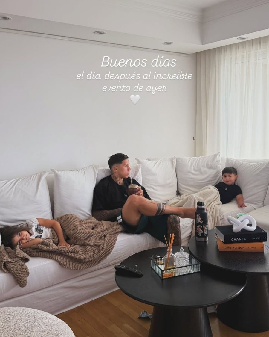 Valentina Cervantes y Enzo Fernández 