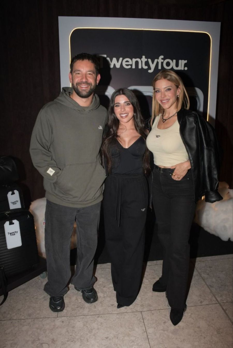 Valentina Cervantes y Enzo Fernandez presentaron su emprendimiento