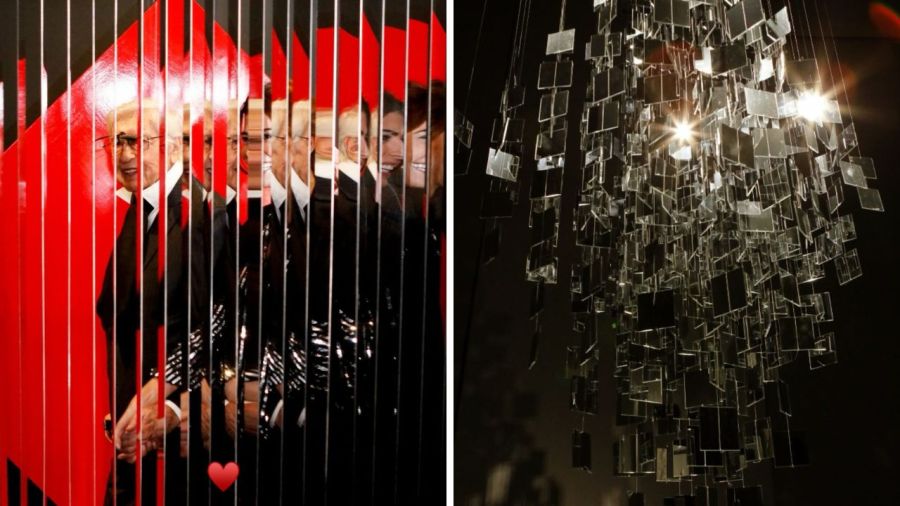 Juliana Awada y Julio Le Parc