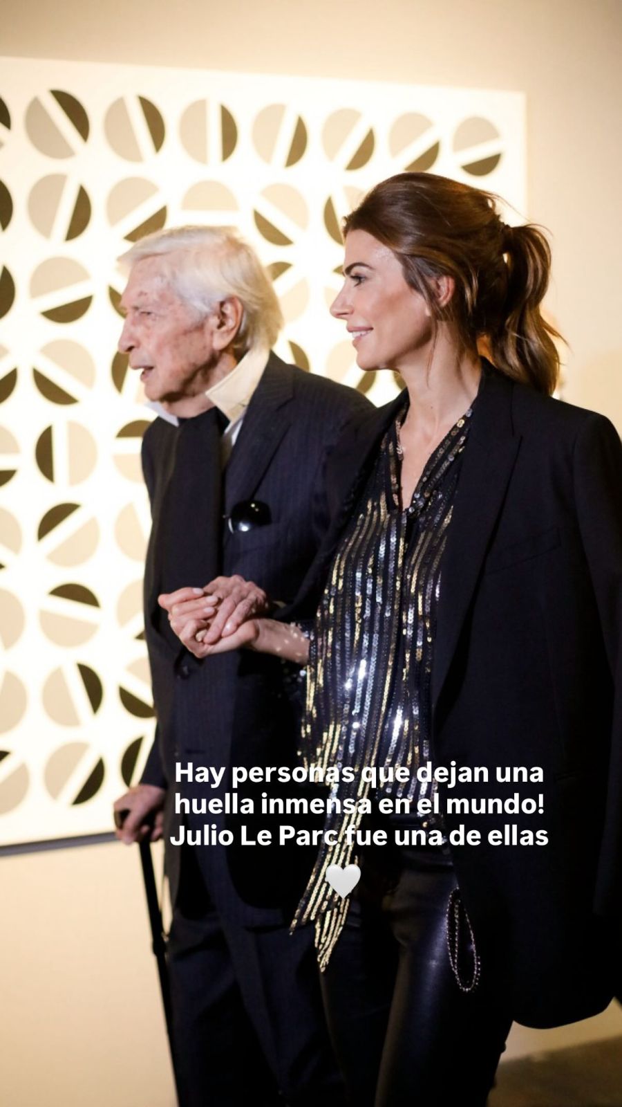 Juliana Awada y Julio Le Parc