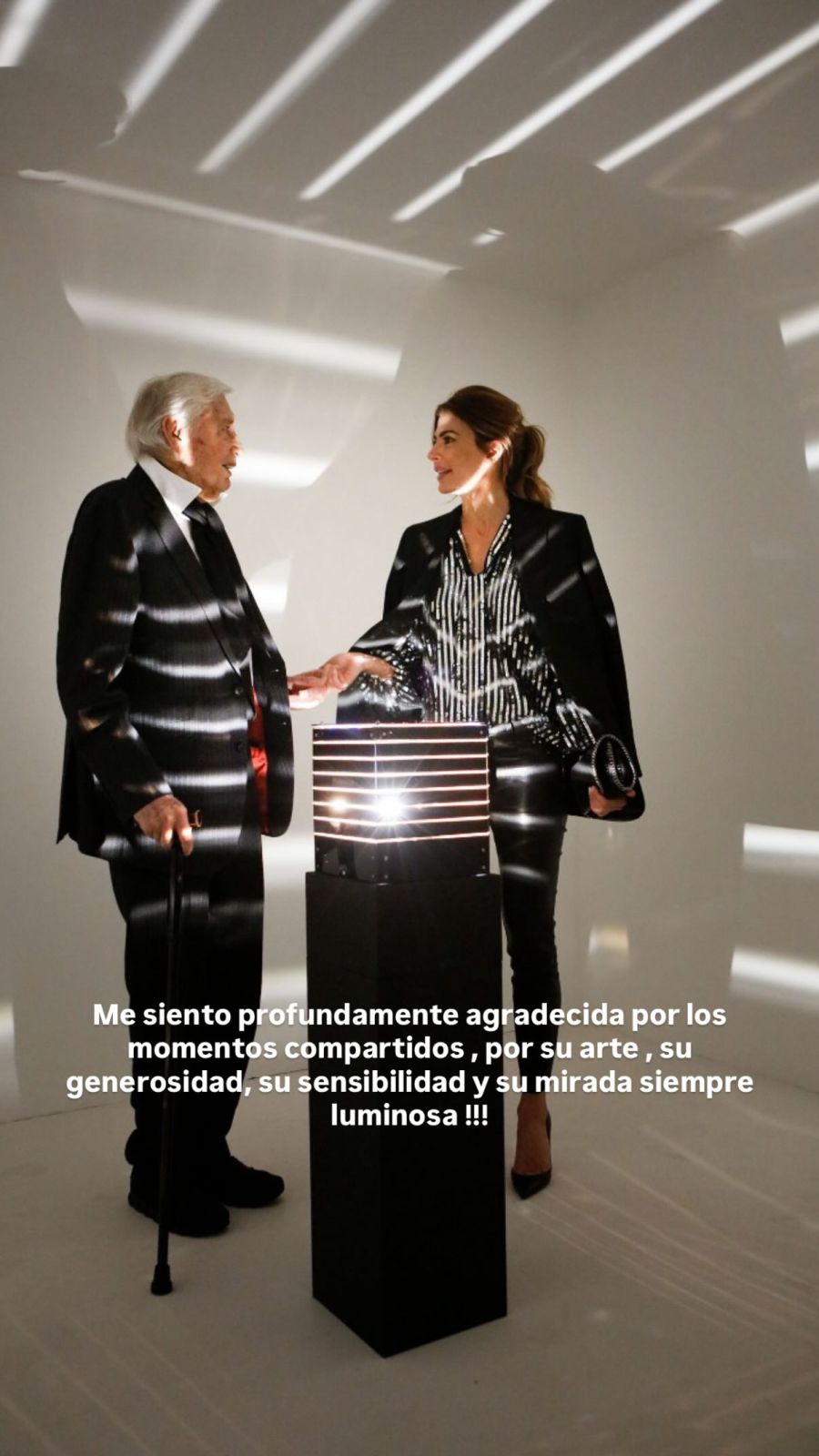 Juliana Awada y Julio Le Parc