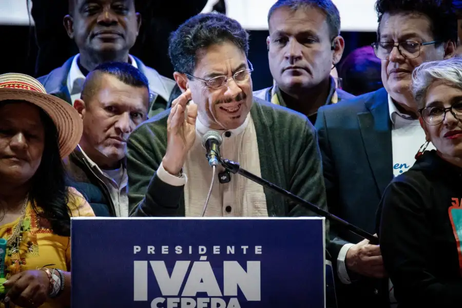 Colombian Presidential Candidate Ivan Cepeda Holds Closing Campaign Rally