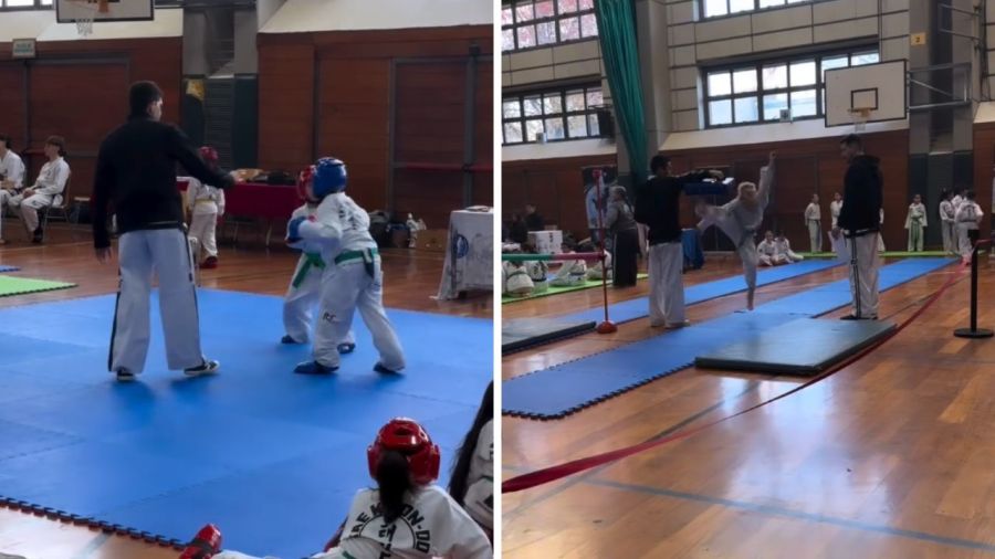 Mirko en taekondo