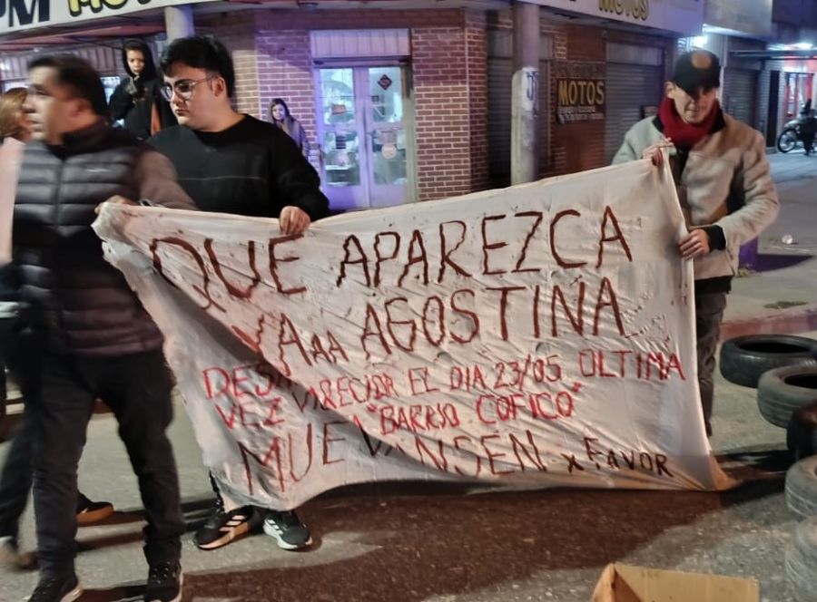 Movilización por la muerte de Agostina Vega
