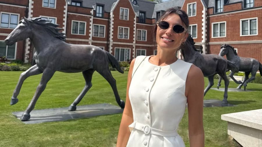Pampita en Inglaterra