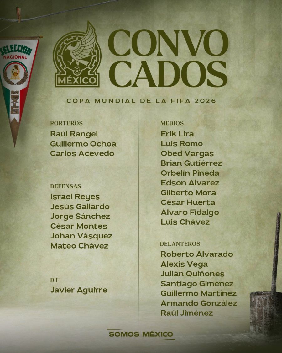 Convocados de México