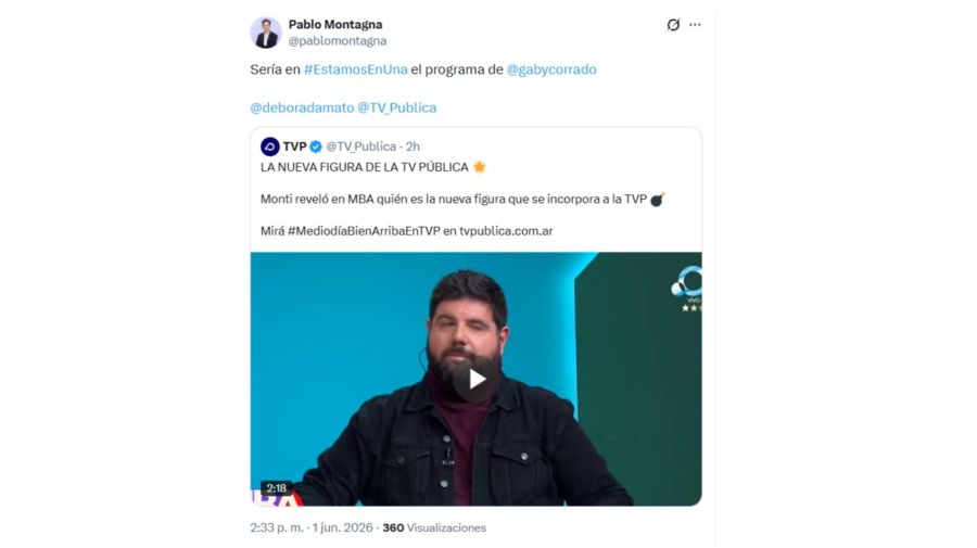Débora D'Amato a la TV Pública