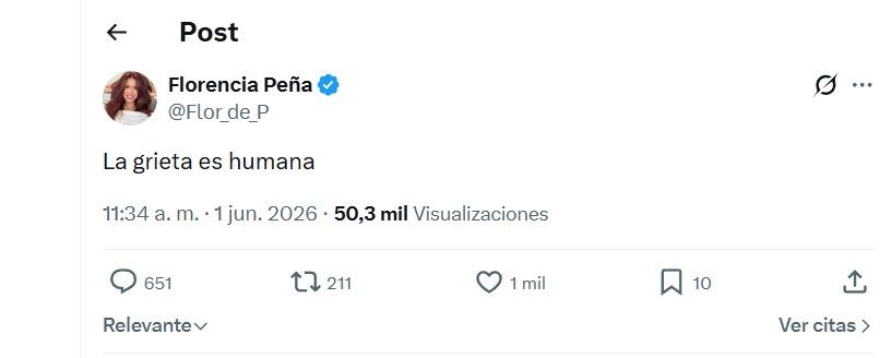 El mensaje de Florencia Peña tras el femicidio de Agostina Vega