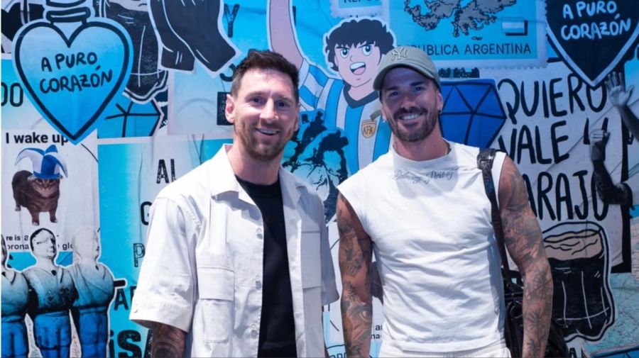 Lionel Messi y Rodrigo de Paul