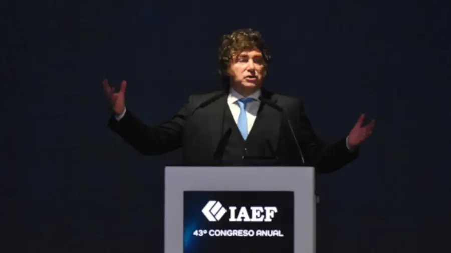 Javier Milei en IAEF 02062026