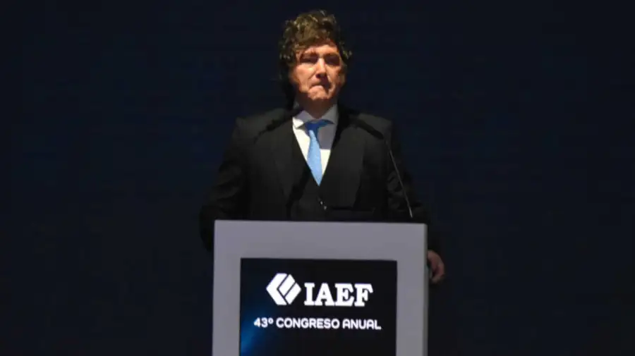 Javier Milei en IAEF 02062026