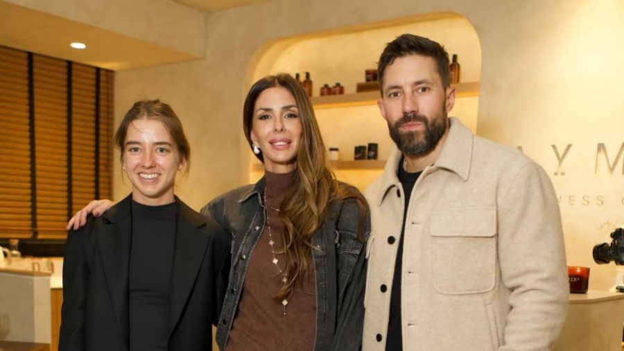 Milagros Brito, Agustín Garavaglia y Micaela Pichniy