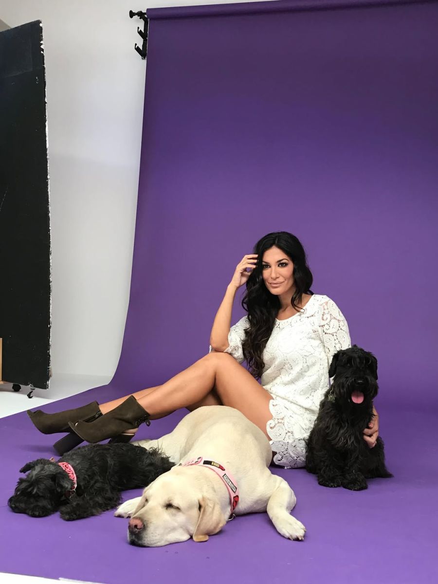 Silvina Escudero junto a Mulata