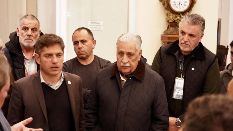 Axel Kicillof con el sindicalismo no K 03062026