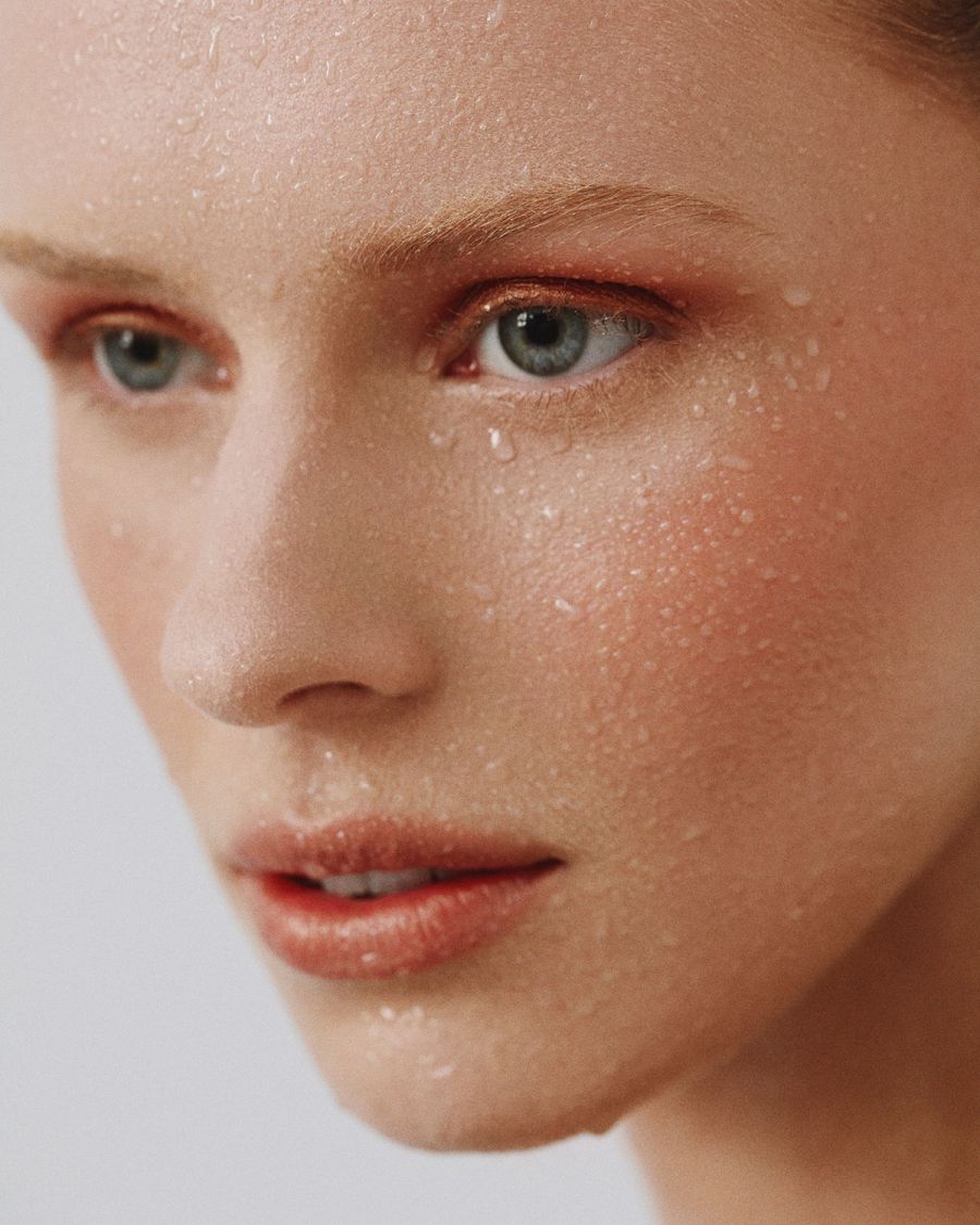 belleza mujer rostro cara mojada