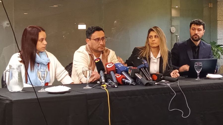 Conferencia de prensa de Gabriel Vega, papá de Agostina