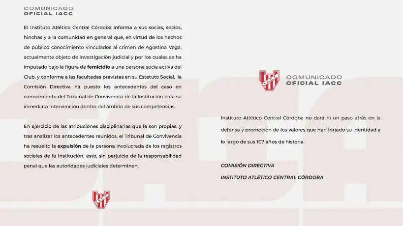 Expulsión de Instituto para Claudio Gabriel Barrelier