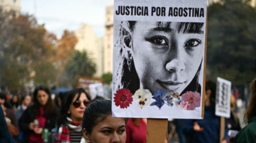 Justicia para Agostina Vega en la marcha de Ni Una Menos