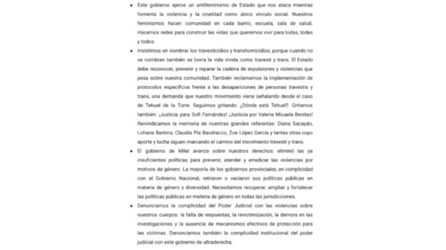 Ni Una Menos documento 03062026