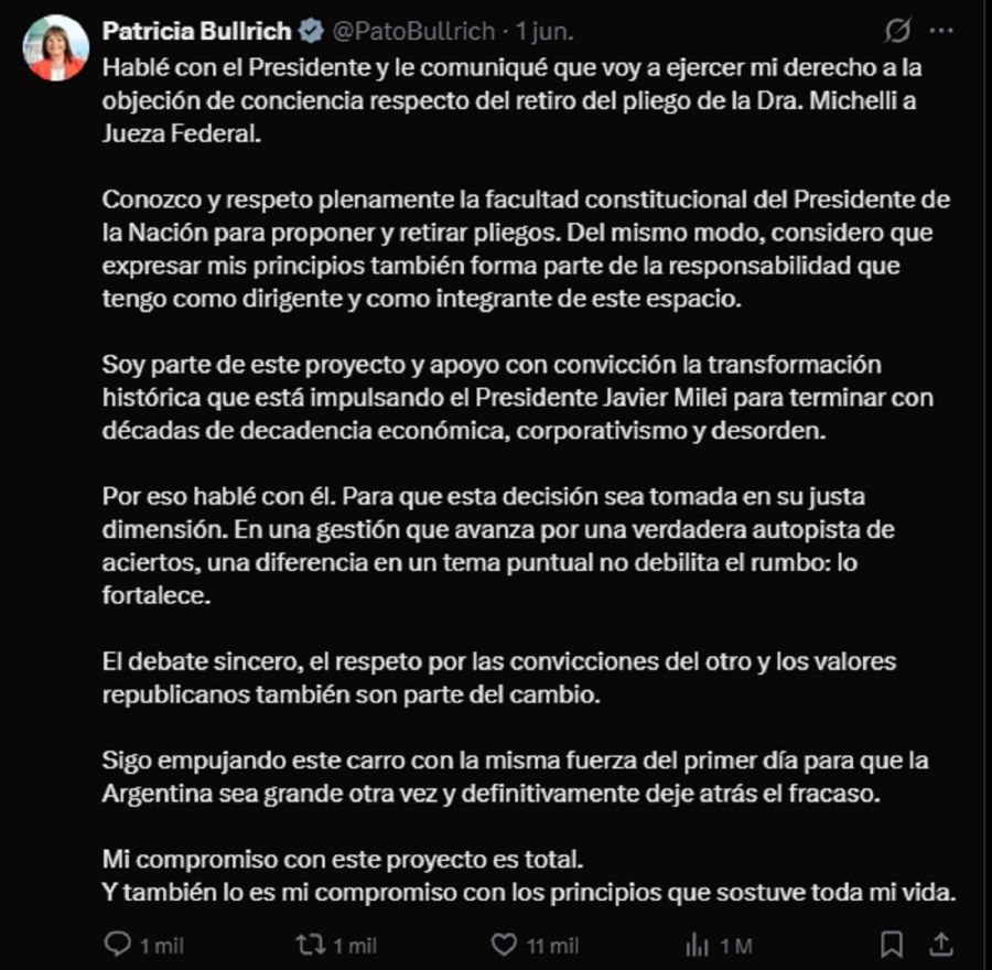 Patricia Bullrich